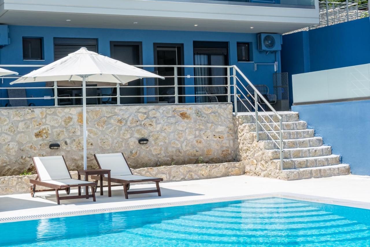 Anelia'S And Lydia'S Design Apartments Swimming Pool Nikiána Kültér fotó